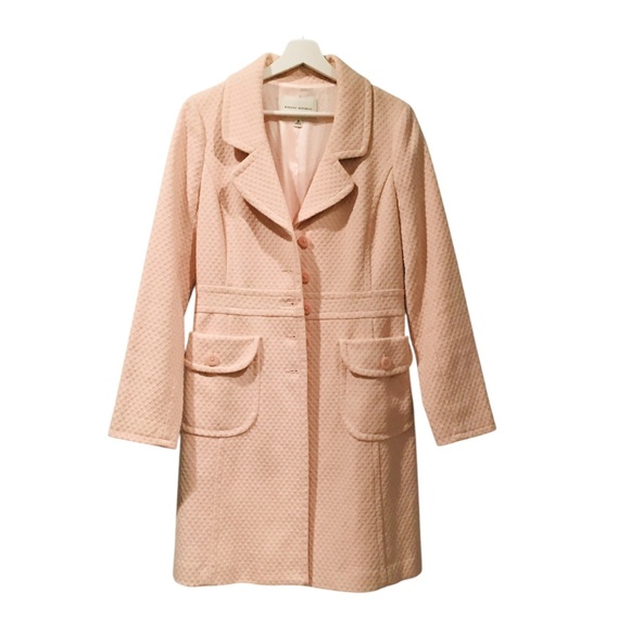 Banana Republic Elegant Pink Quilted Coat M